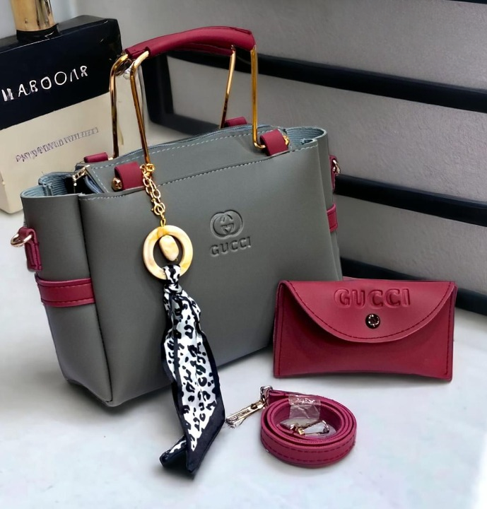 Ladies Handbag With Match Small Pouch