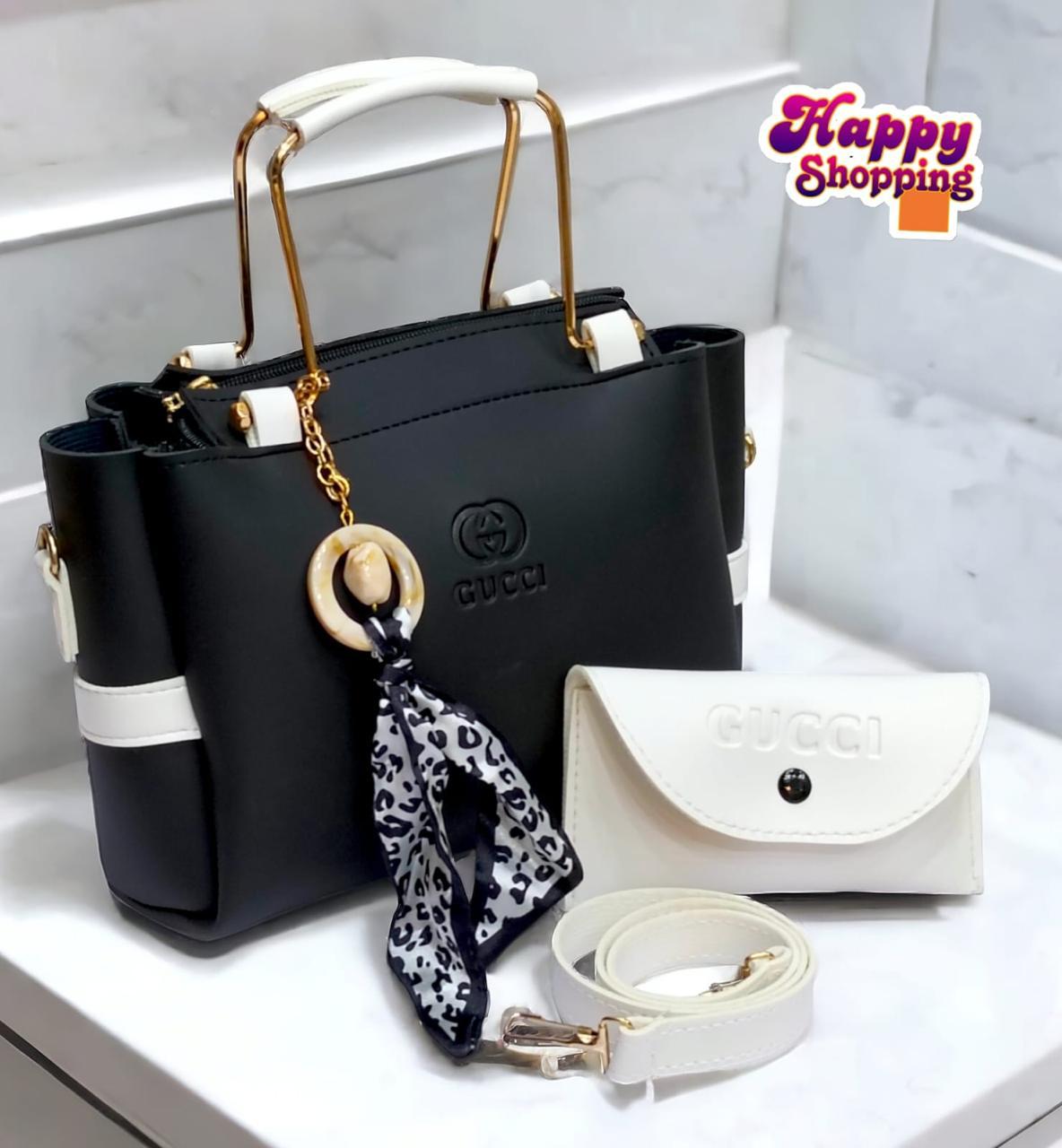Ladies Handbag With Match Small Pouch