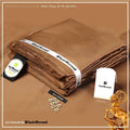 Men's Silk Plain Suit Golden All Season