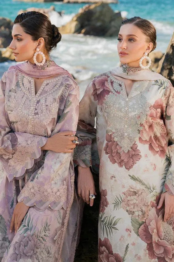 Digital Printed Lawn 3Pc Set Mint Green Unstitched