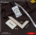 Men's Unstitched Wash & Wear Suit Chocolate Brown