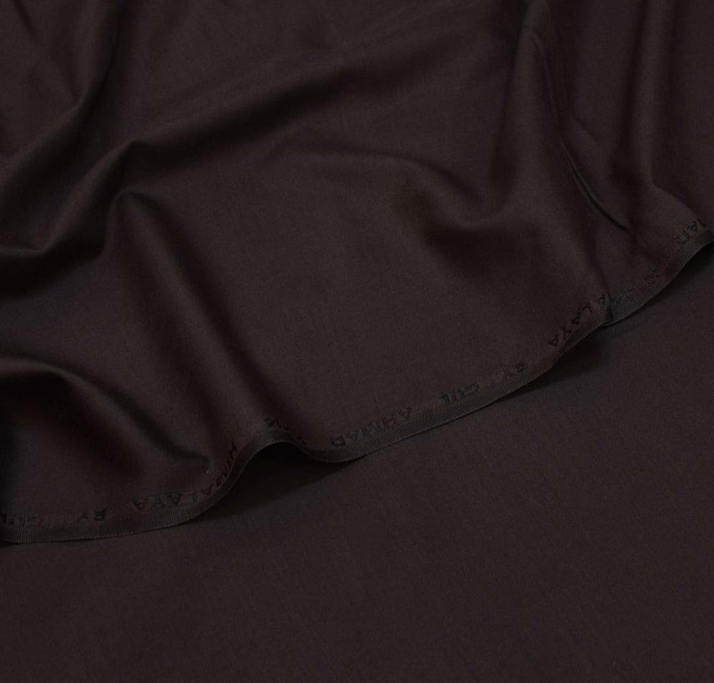 Men's Unstitched Wash & Wear Suit Chocolate Brown