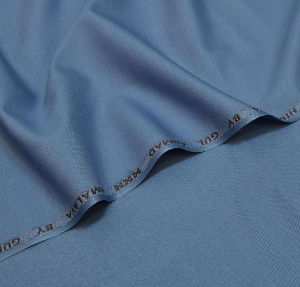 Men's Unstitched Wash & Wear Suit Pastel Blue
