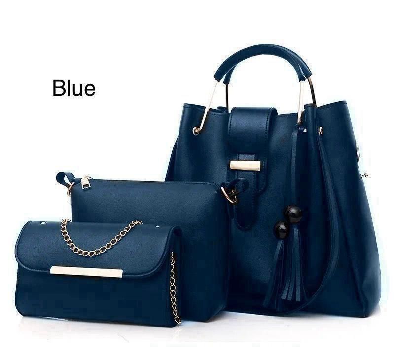 Elegant 3-Piece Women’s Handbag Set ,Shoulder Bag, Crossbody & Clutch Purse