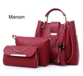 Elegant 3-Piece Women’s Handbag Set ,Shoulder Bag, Crossbody & Clutch Purse